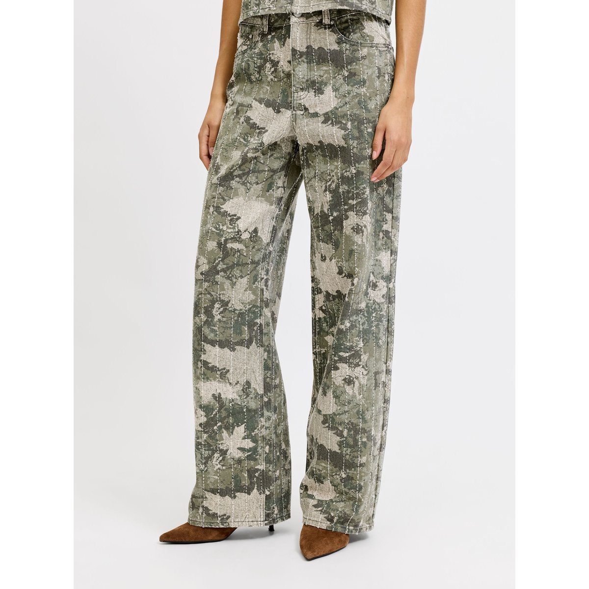 Pantalon dusky green, JJXX