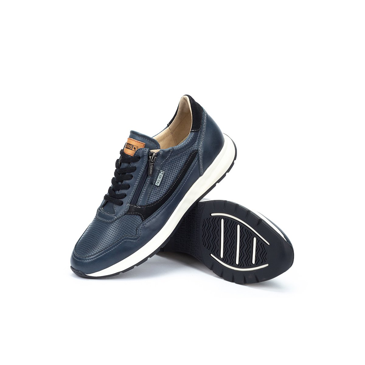 Baskets cuir Getafe blue, PIKOLINOS