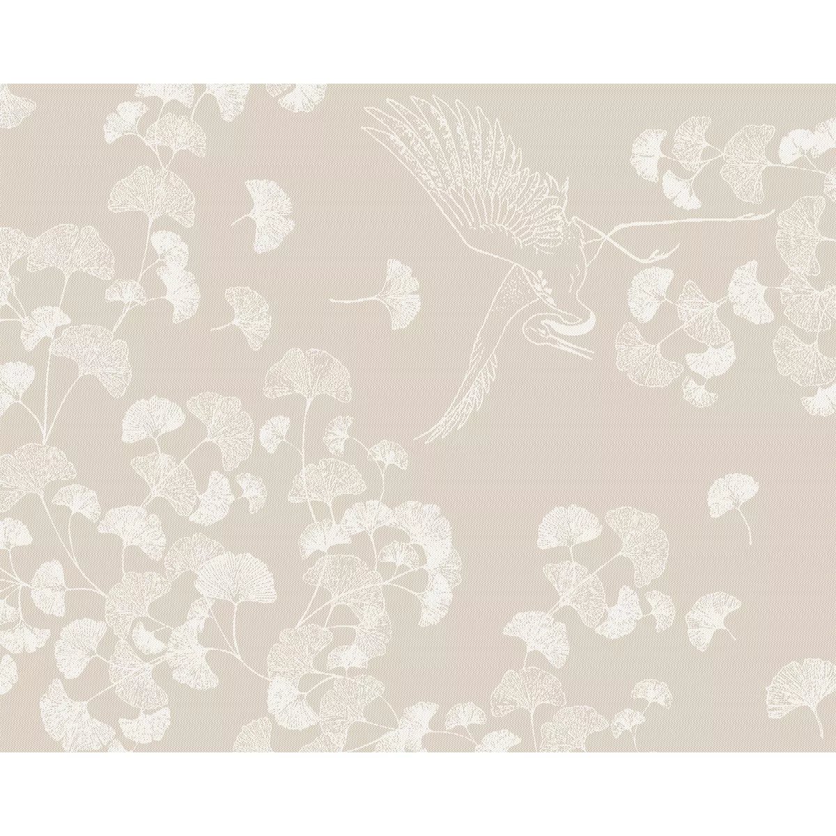 Set pur coton enduit MILLE GINKOS naturel, GARNIER THIEBAUT