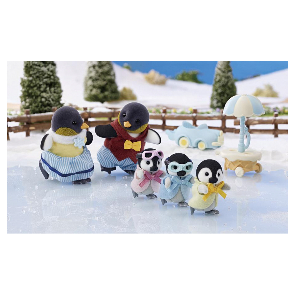 La famille pingouin - 5694 Sylvanian couleur unique, SYLVANIAN FAMILIES