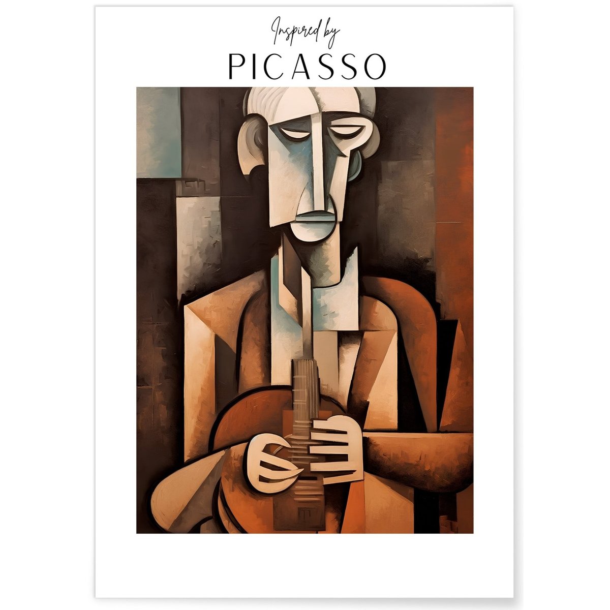 Affiche Picasso n°18 blanc, L'AFFICHERIE