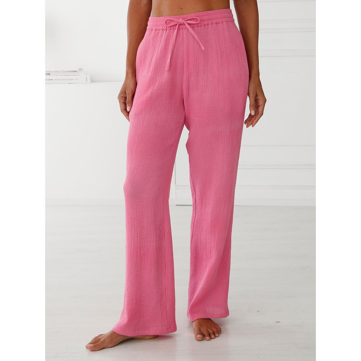 Pyjama gaze de coton rose, DAXON