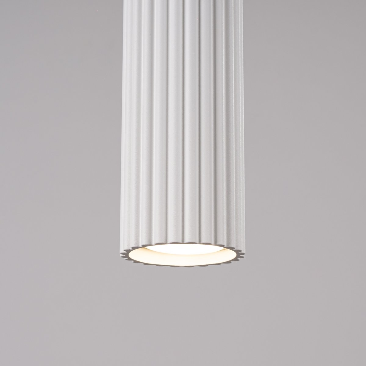 Suspension Aluminium Blanc GU10 1 Karbon blanc, EDEN