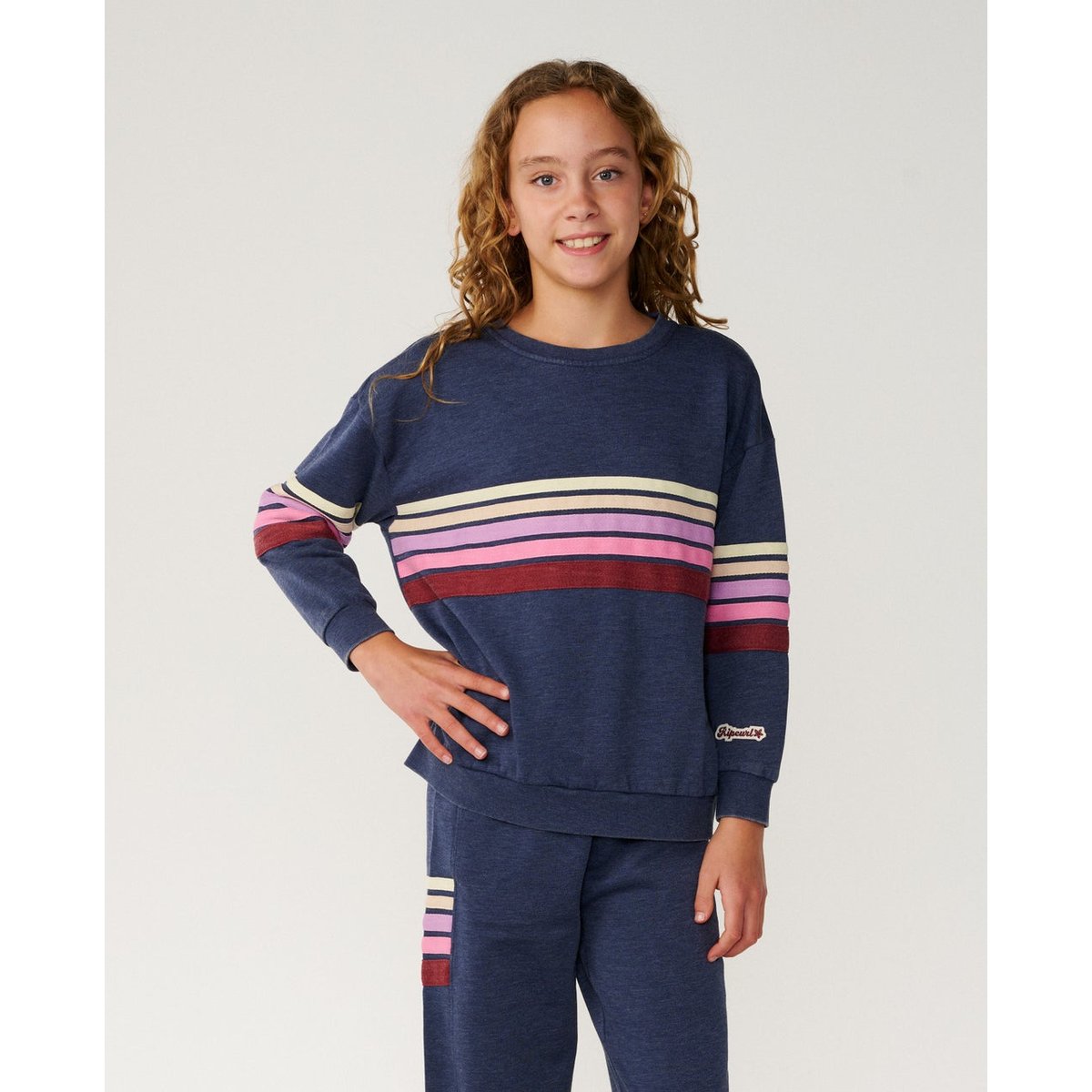 Sweat col rond SURF REVIVAL enfant navy, RIP CURL
