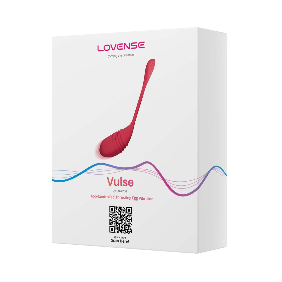 Oeuf Vibrant Connecté Vulse rouge, DORCELSTORE