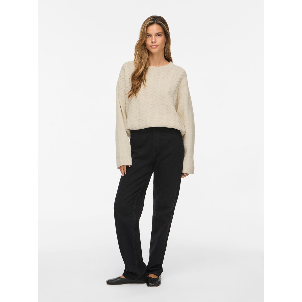 Pull En Maille gris - birch1, VILA