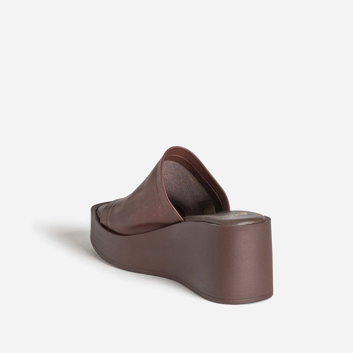 Sandale À Talon en cuir JEANNICK chocolat, ERAM