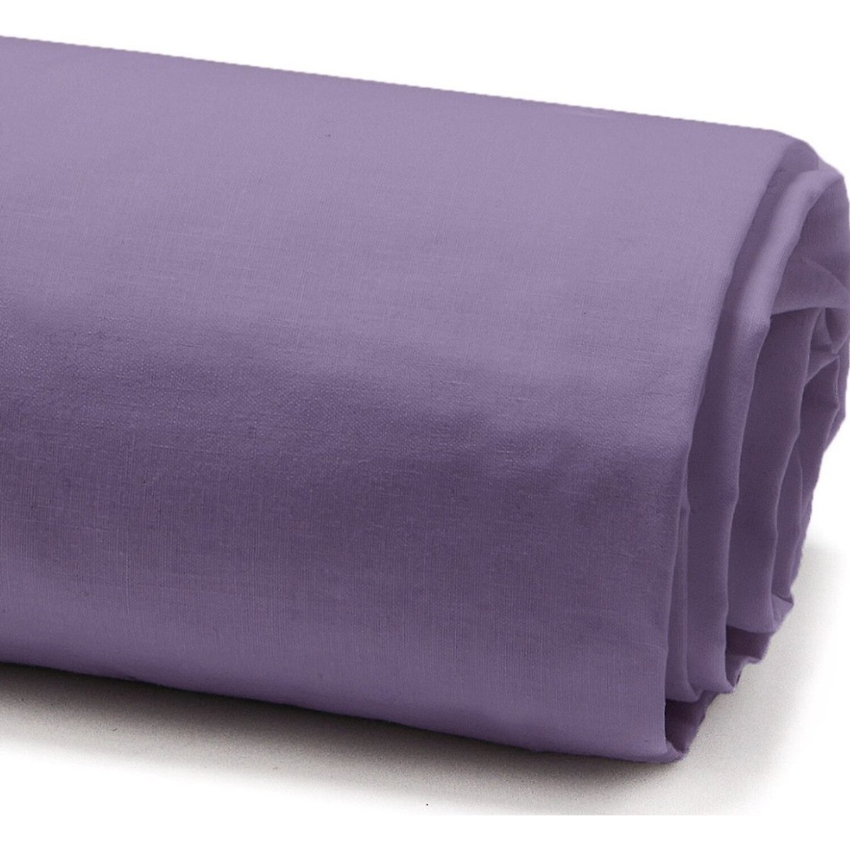 Drap housse percale de coton 2 personnes uni PREMIUM gris clair, TODAY