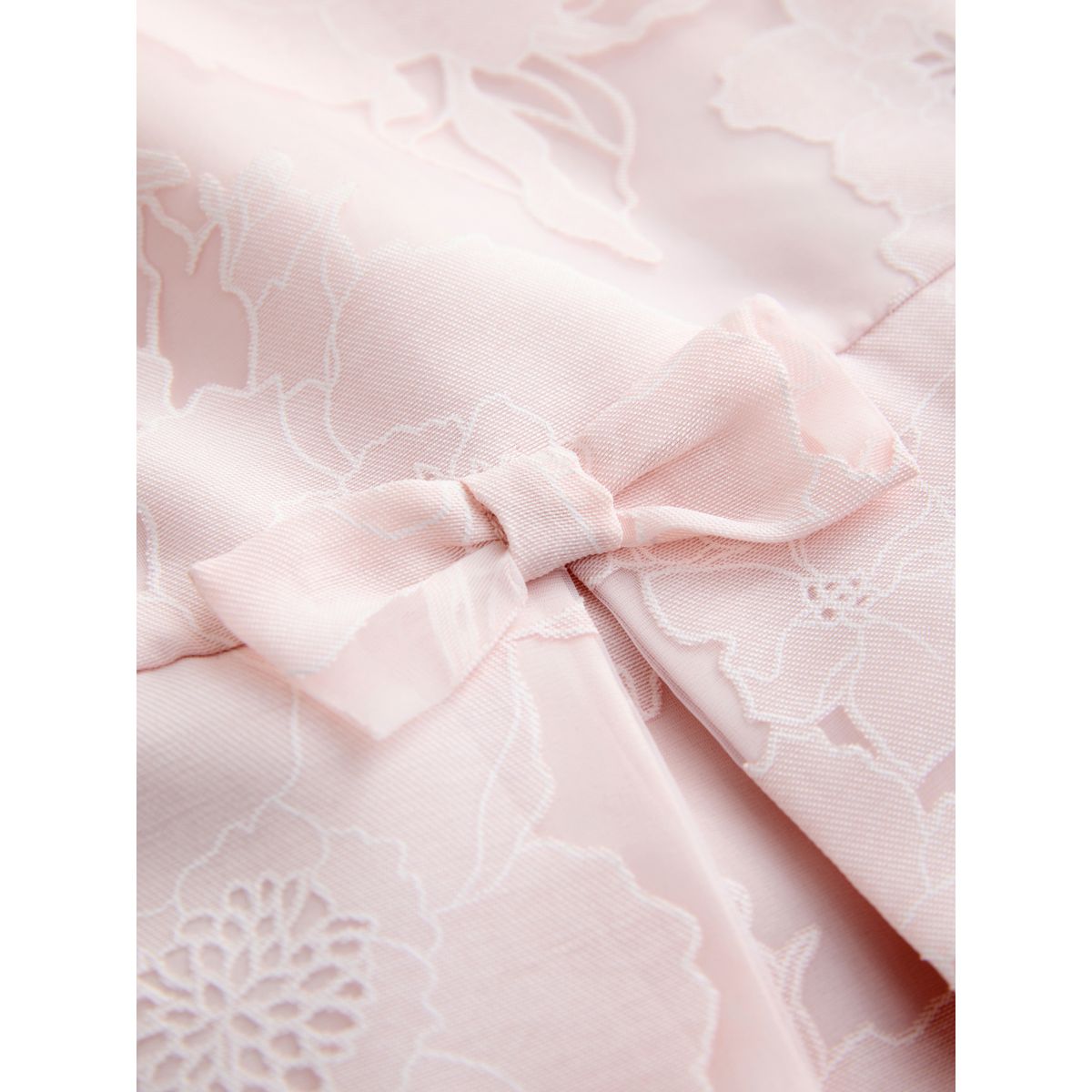 Robe de bal en jacquard à fleurs rose, NEXT