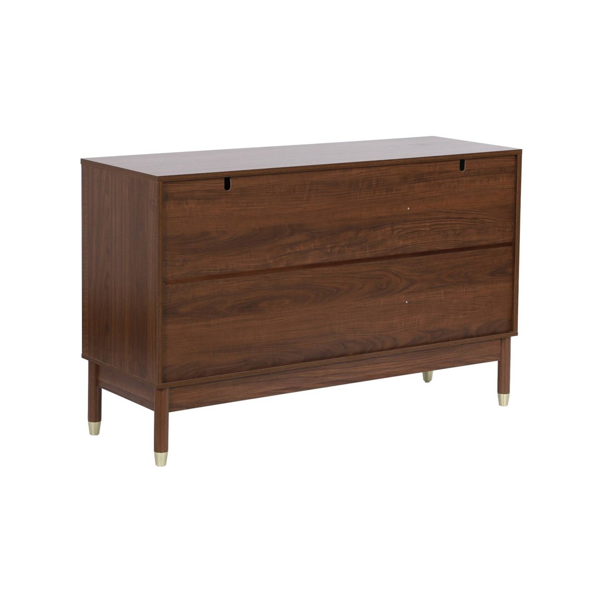 Buffet décor bois et cannage 3 portes 120cm JUDITH naturel, SWEEEK