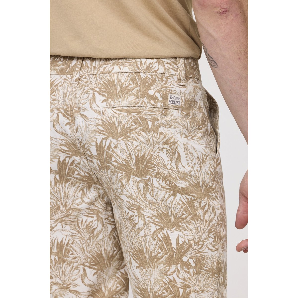 Short coton straight NARO marron, LEE COOPER