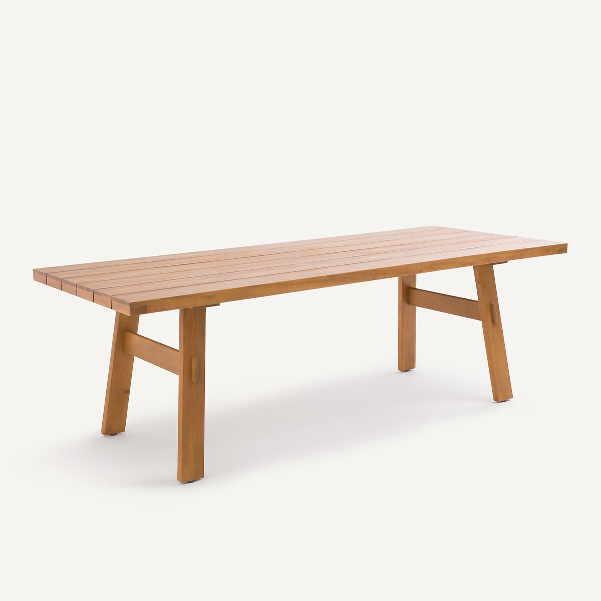 Table de jardin pliante, en acacia massif, 6 à 8 personnes, RIPLI naturel, AM.PM