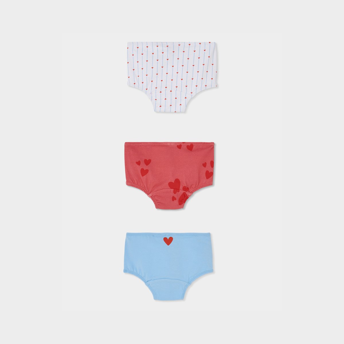 Lot 3 culottes imprimé fille bleu, BOBOLI