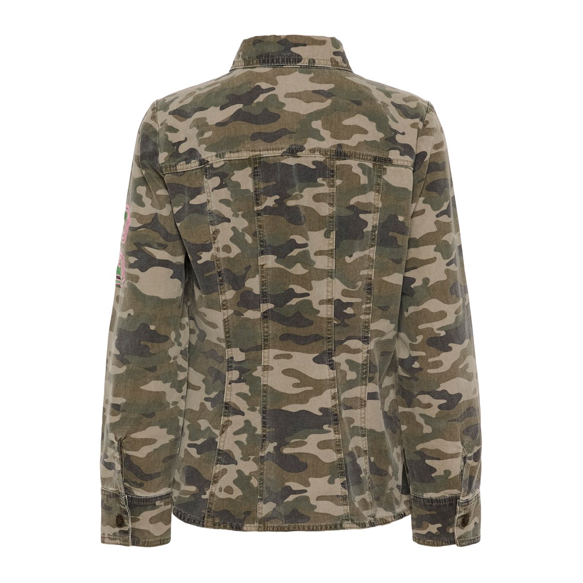 Chemise à manches longues vert camouflage, CULTURE
