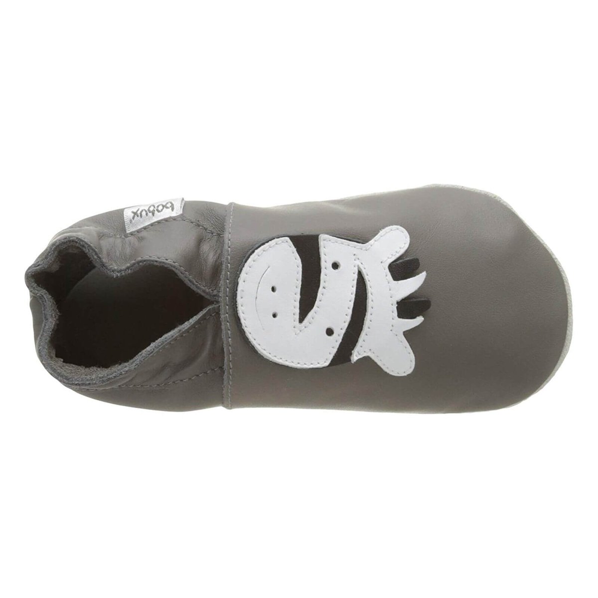 Chaussons bébé taille XL zèbre gris, BOBUX