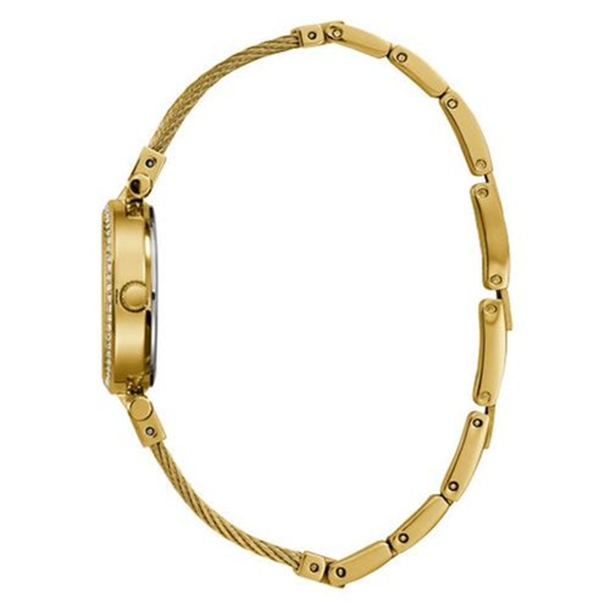 Montre Analogique Ladies dress doré doré rose doré, GUESS