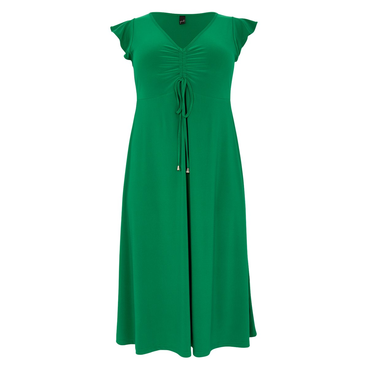 Robe avec manches courtes vert, YOEK