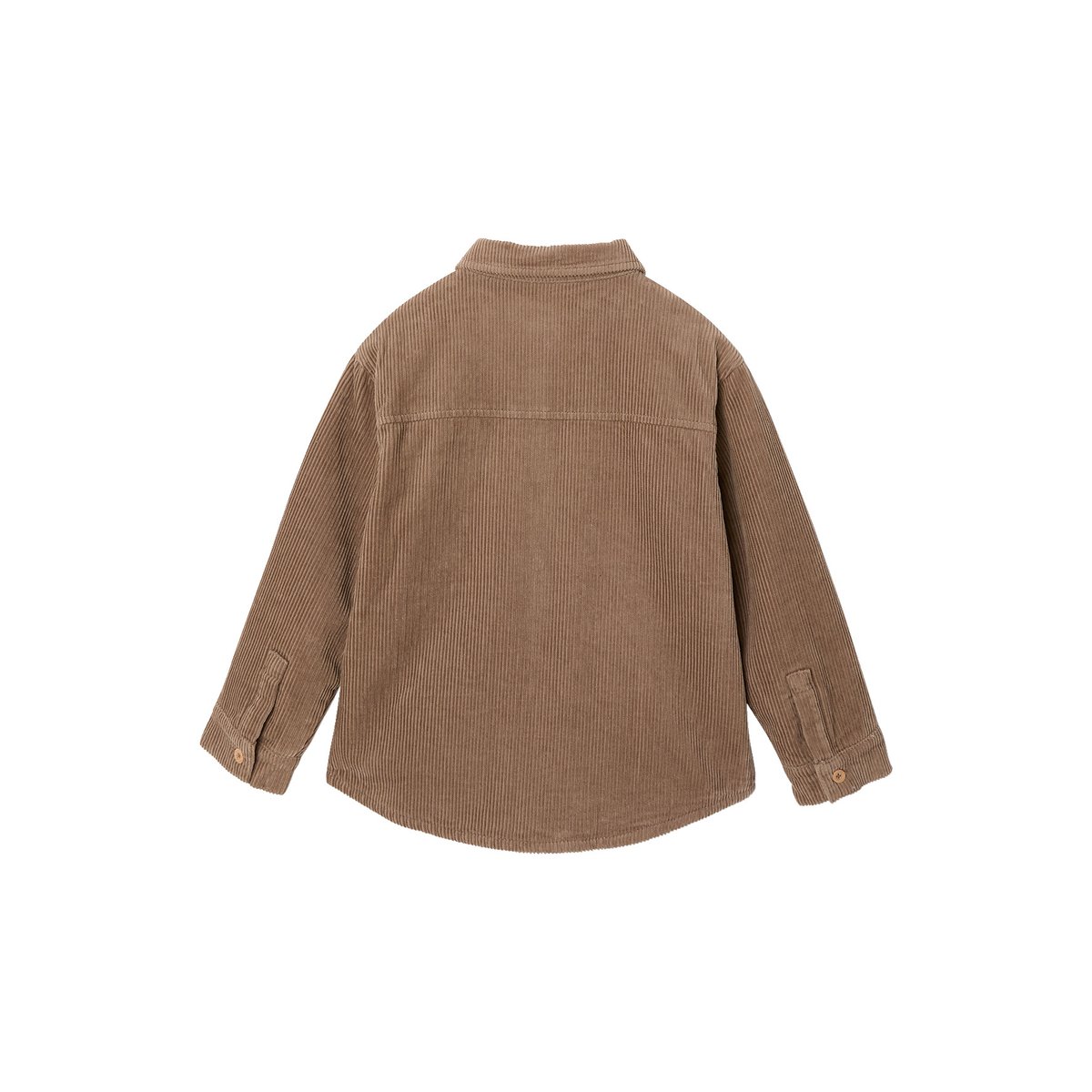 Chemise manches longues taupe, VERTBAUDET