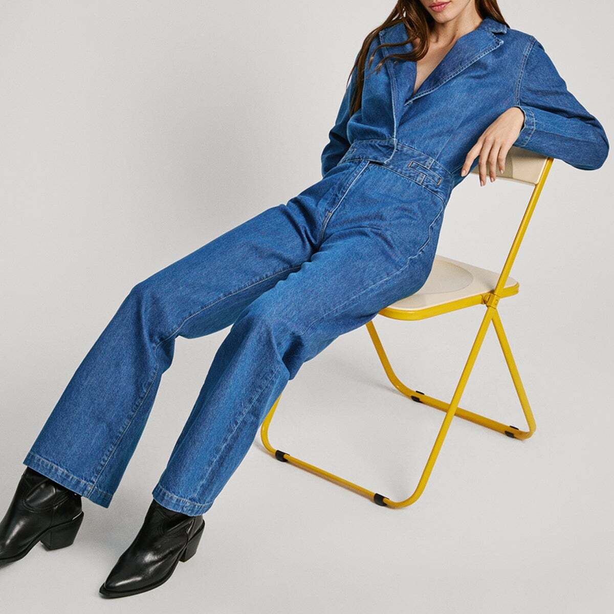 Combinaison Longue À Coupe Décontractée En Denim jean, PEPE JEANS