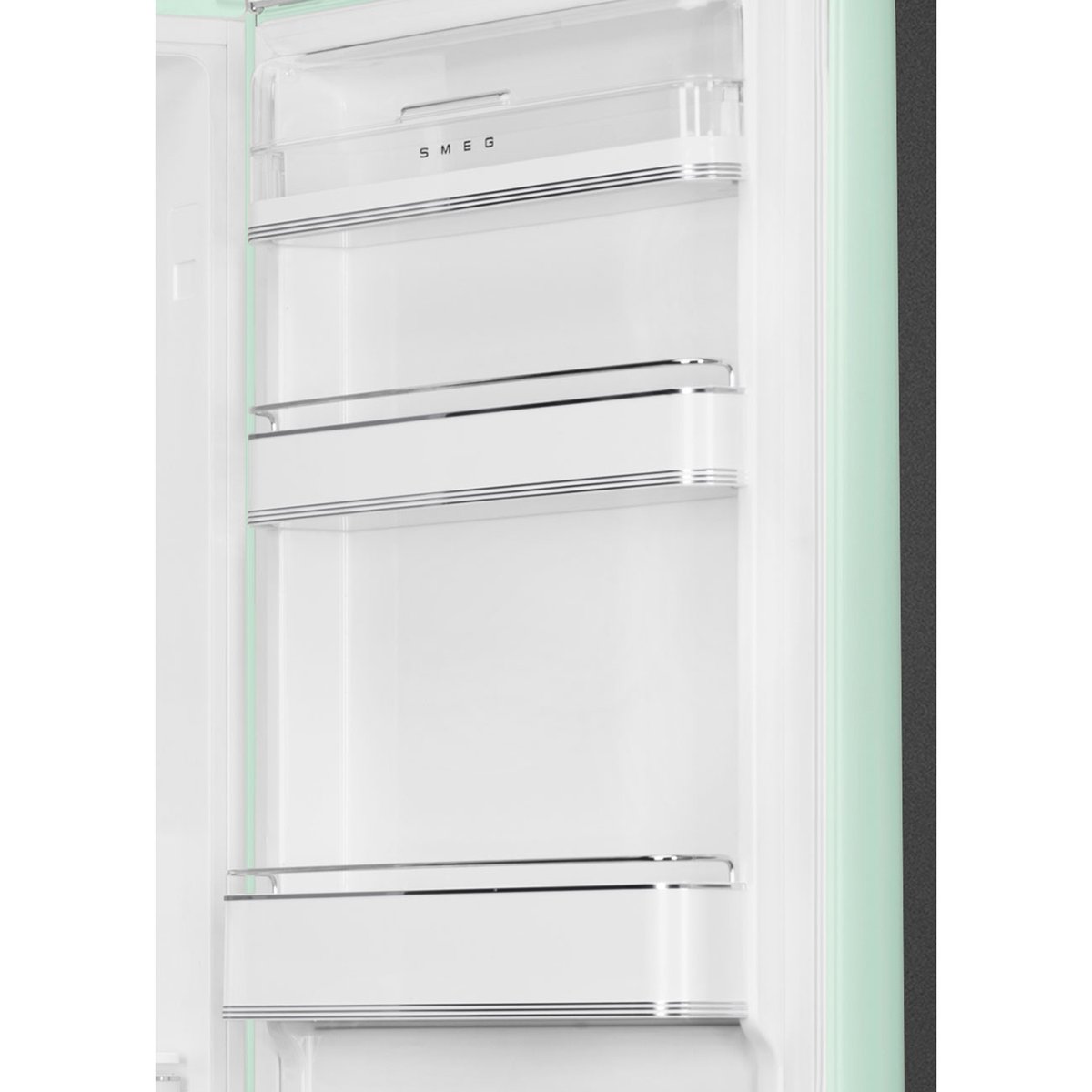 Réfrigérateur 2 portes combiné poignées à gauche FAB32 vert d'eau brillant, SMEG