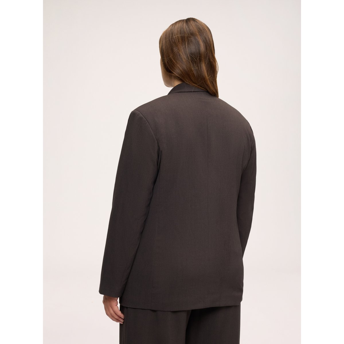 Blazer croisée structurée marron, FIORELLA RUBINO