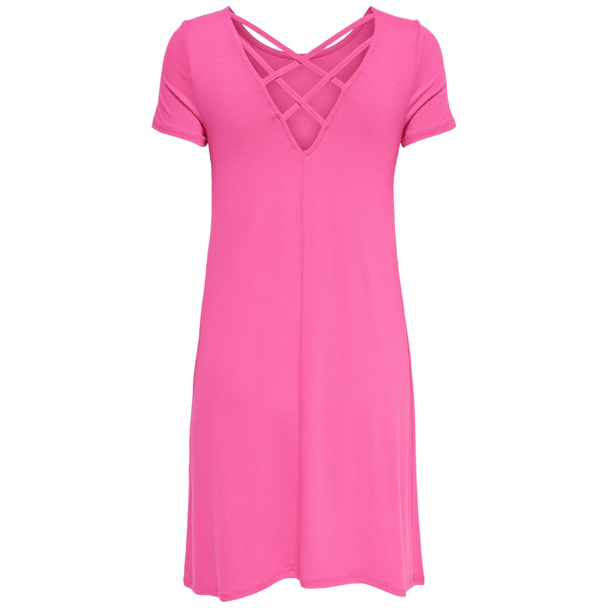 Robe courte, croisé au dos henna, ONLY