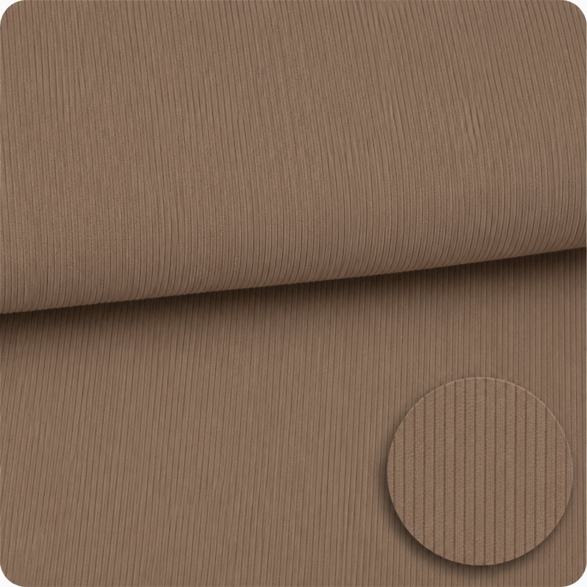 Canapé modulable velours SLIMCORDE marron, MEOW BABY