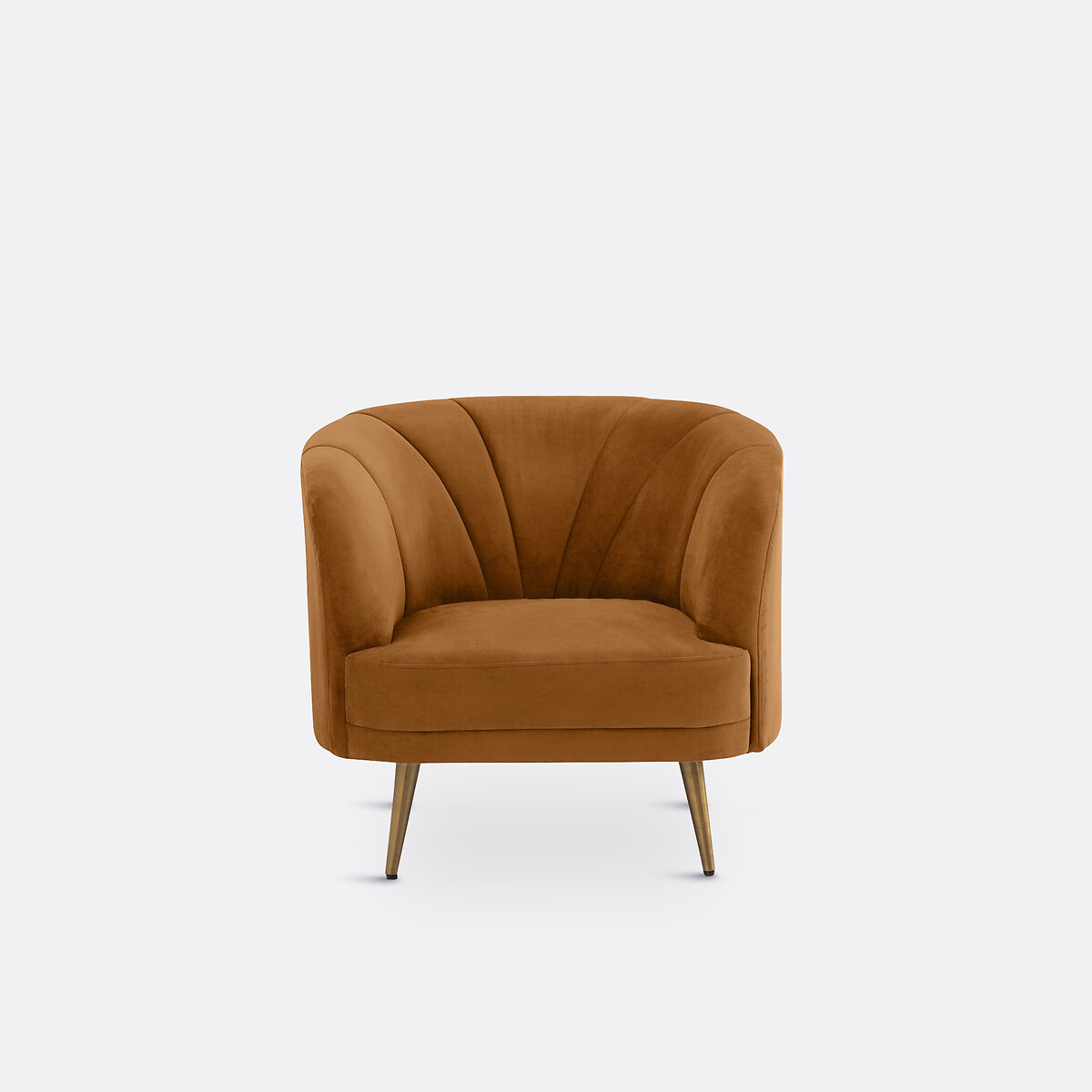Sillón de terciopelo, Leone tabaco, LA REDOUTE INTERIEURS