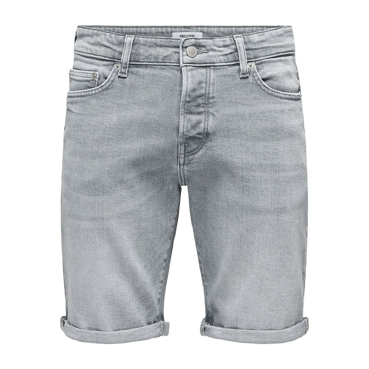 Denim Shorts denim grey, ONLY & SONS
