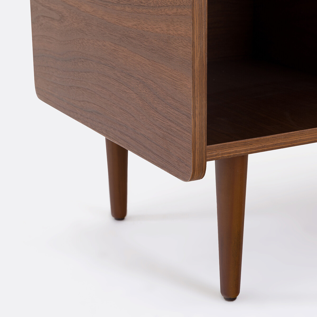Meuble vintage pour vinyles L113 cm, Ronda noyer, LA REDOUTE INTERIEURS