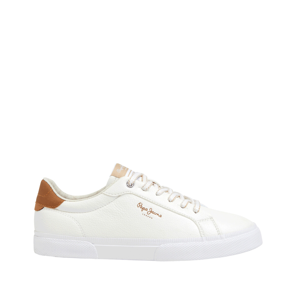Sapatilhas KENTON MAX de cano baixo branco, PEPE JEANS