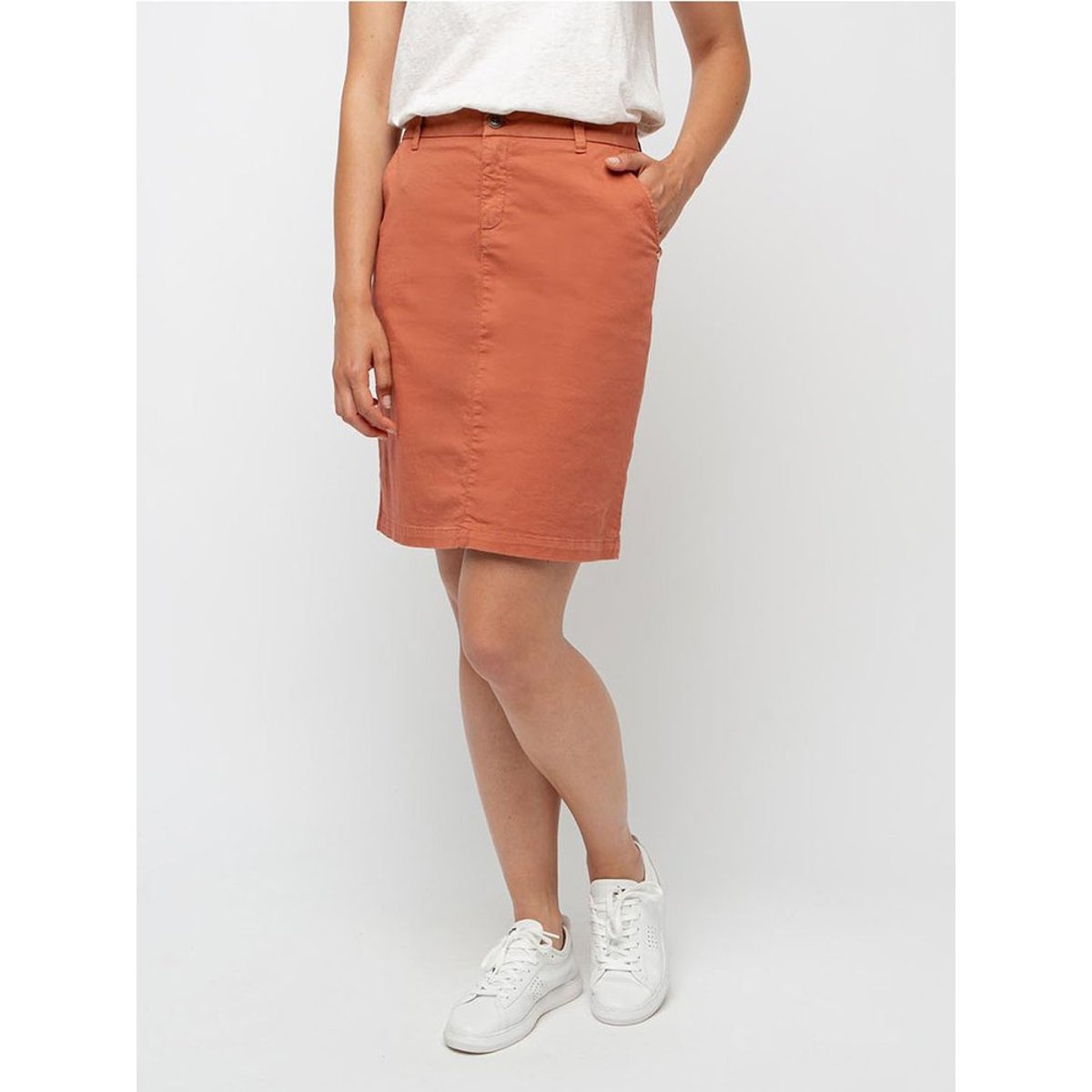 Jupe courte LEONIJUP29068 terracotta, TBS