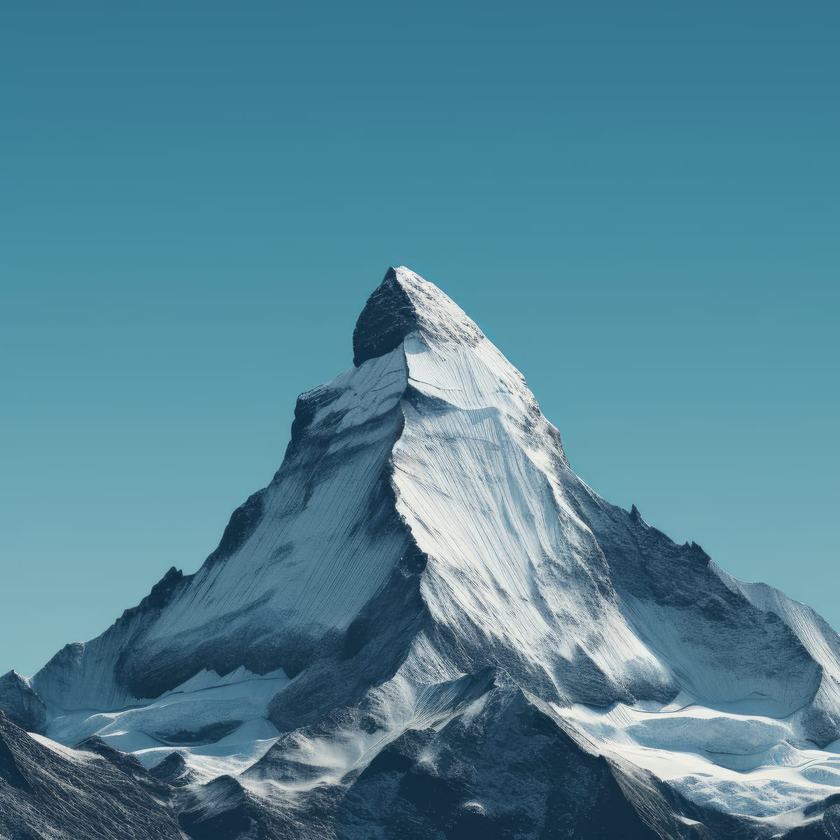 Tableau Mural Sommet Du Cervin MONTAGNE tableau en verre, CEANOTHE
