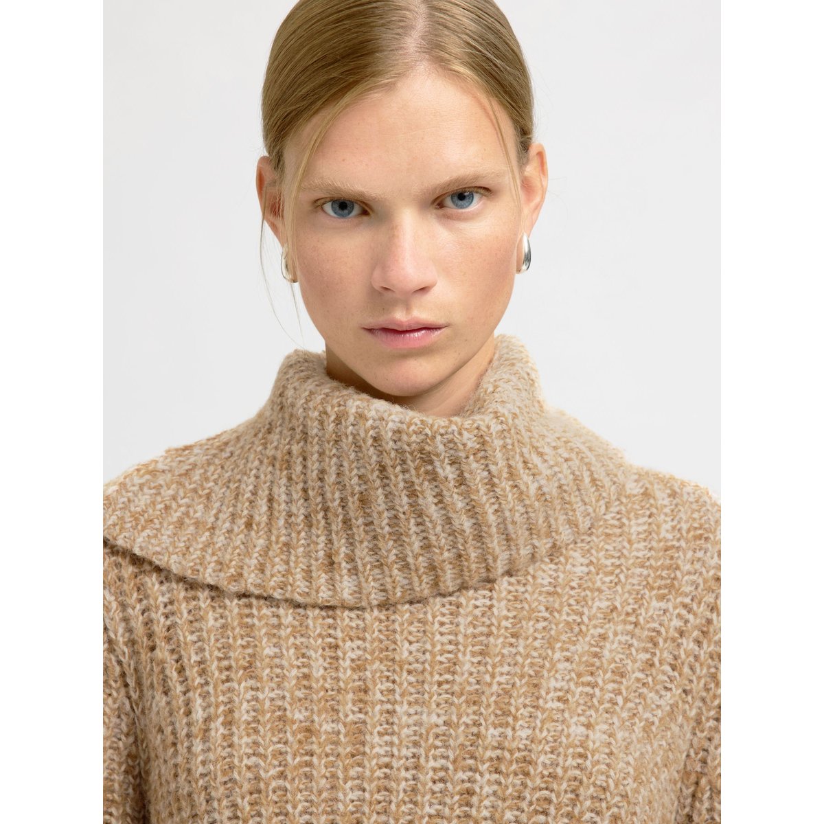 Pull En Maille Épaisse golden brown, SELECTED