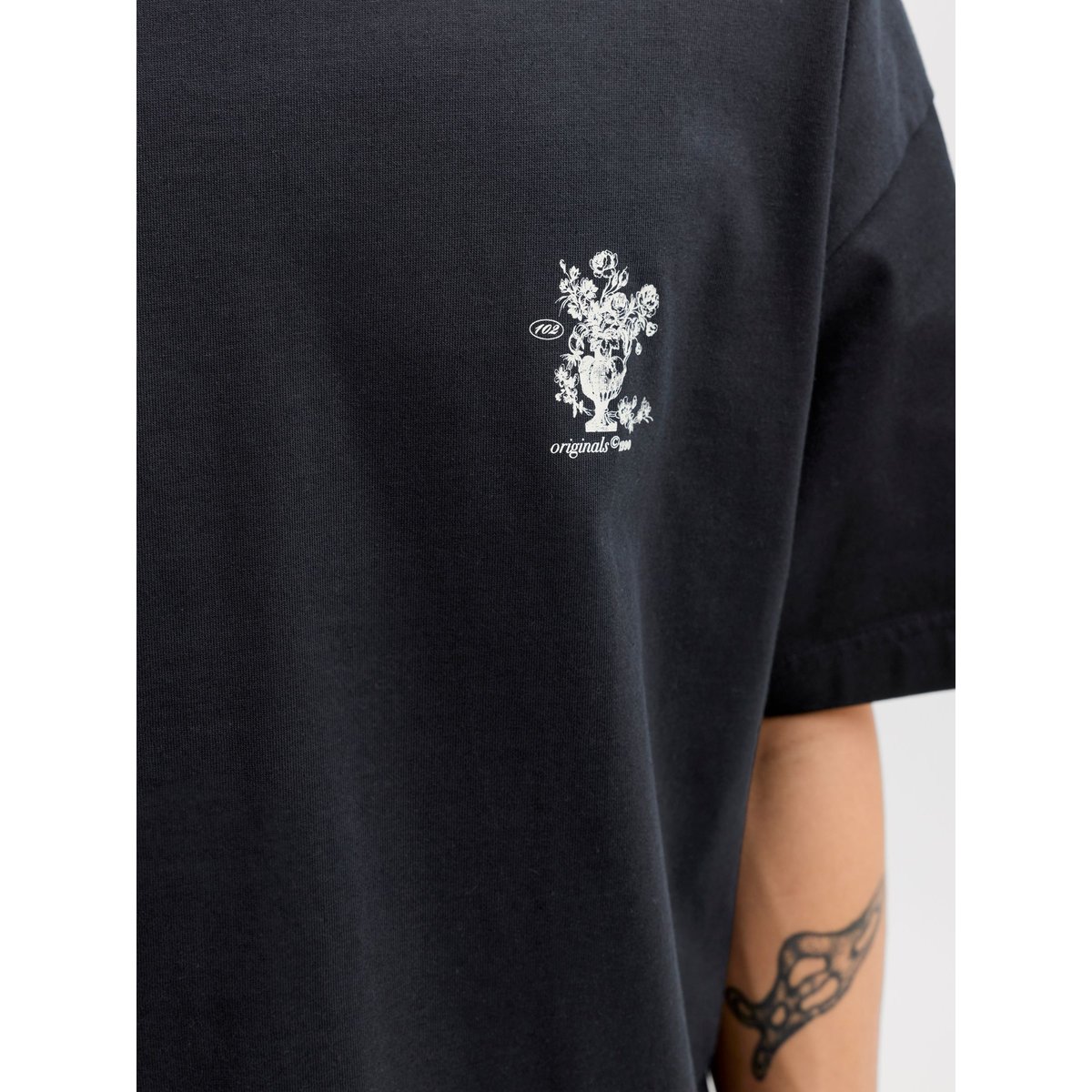 T-Shirt black 1, JACK & JONES