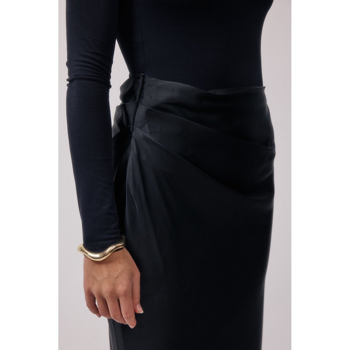 Robe deux pièces ROMANE noir, BENOA