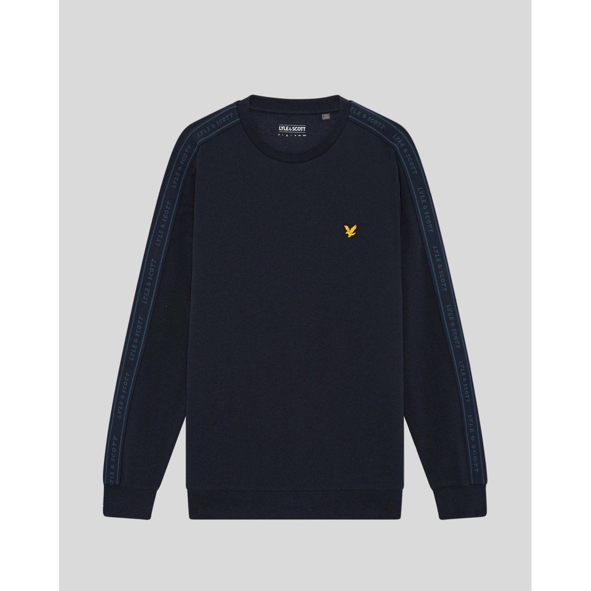 Sweat-shirt col rond Sports Tape bleu foncé marine, LYLE & SCOTT