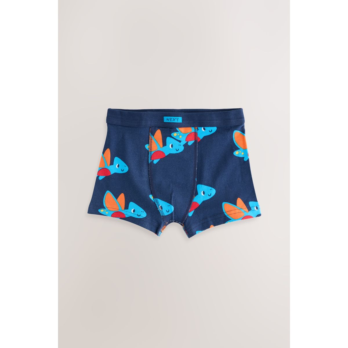 Boxer doux à taille contrastante, lot de 7 multi-dinosaure, NEXT