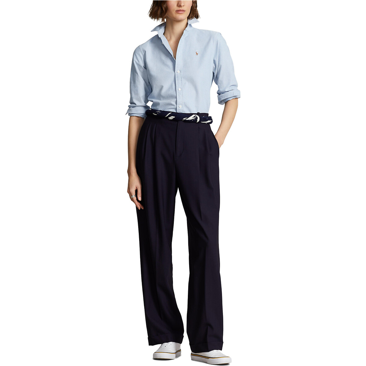 Chemise manches longues bleu clair, POLO RALPH LAUREN
