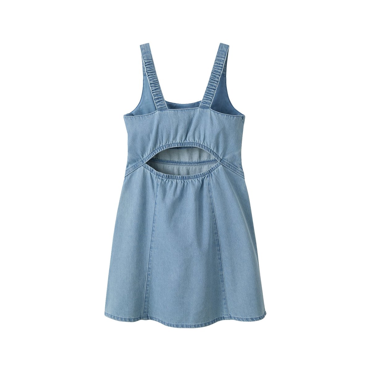 Robe ouverture dos bleu clair, JONEN