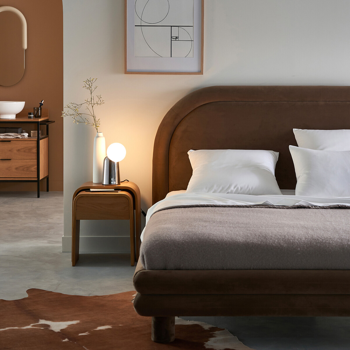Vence Nest of Bedside Tables oak, LA REDOUTE INTERIEURS