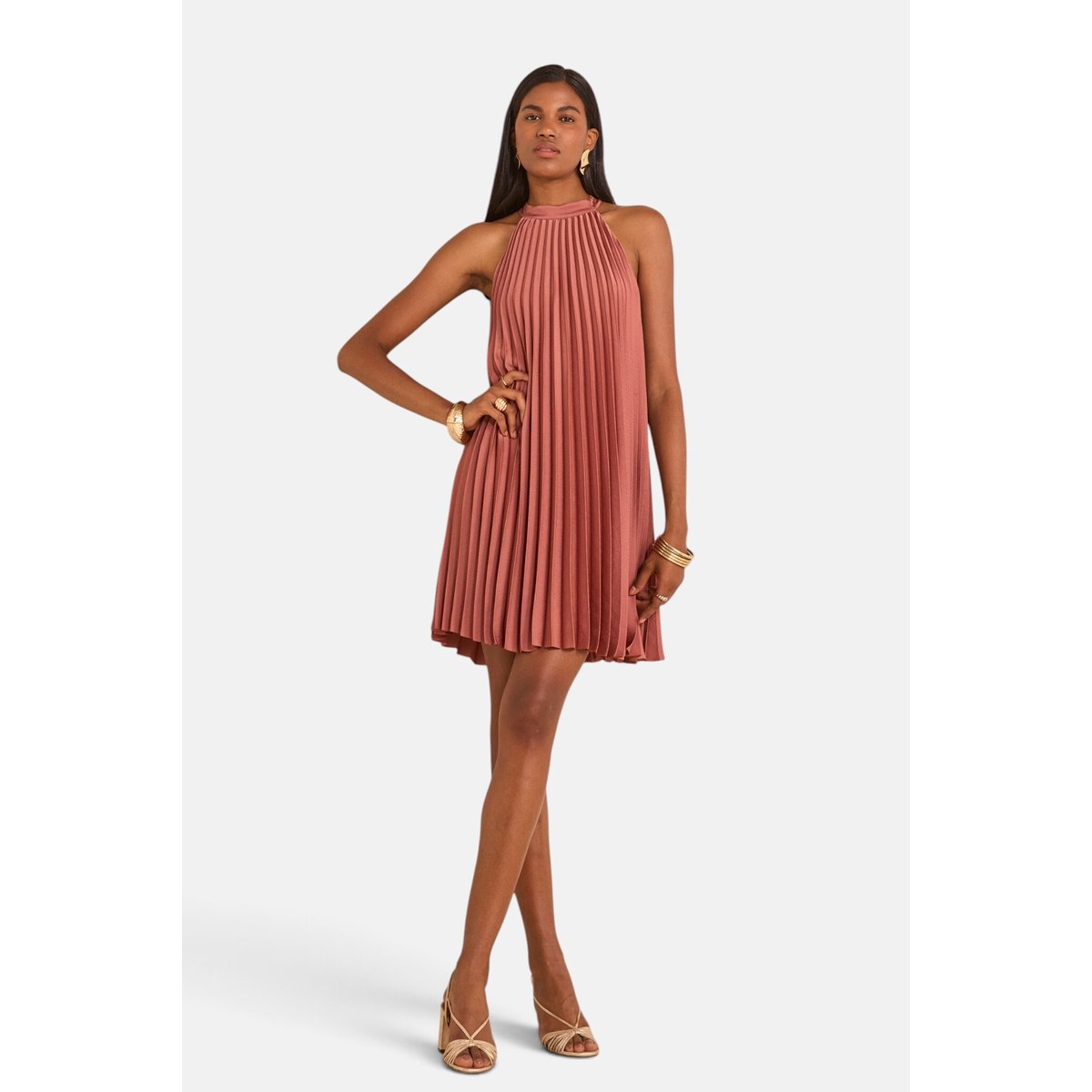Robe courte plissée PROMISE make up, Maison 123