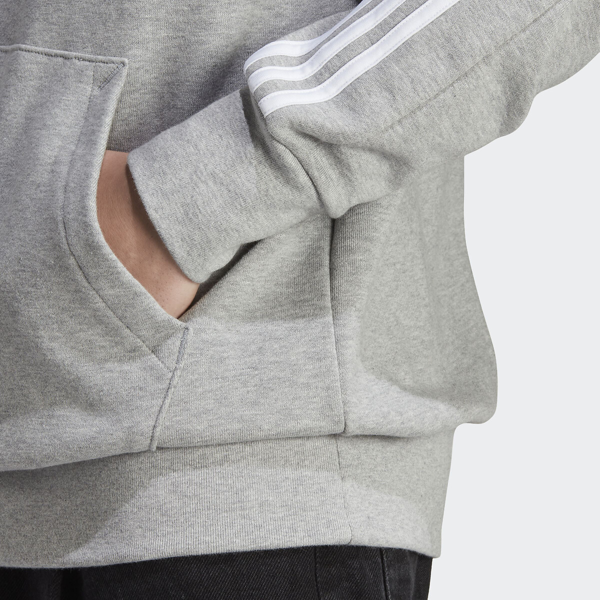 Sweatshirt à capuche Essentials French Terry gris, ADIDAS SPORTSWEAR