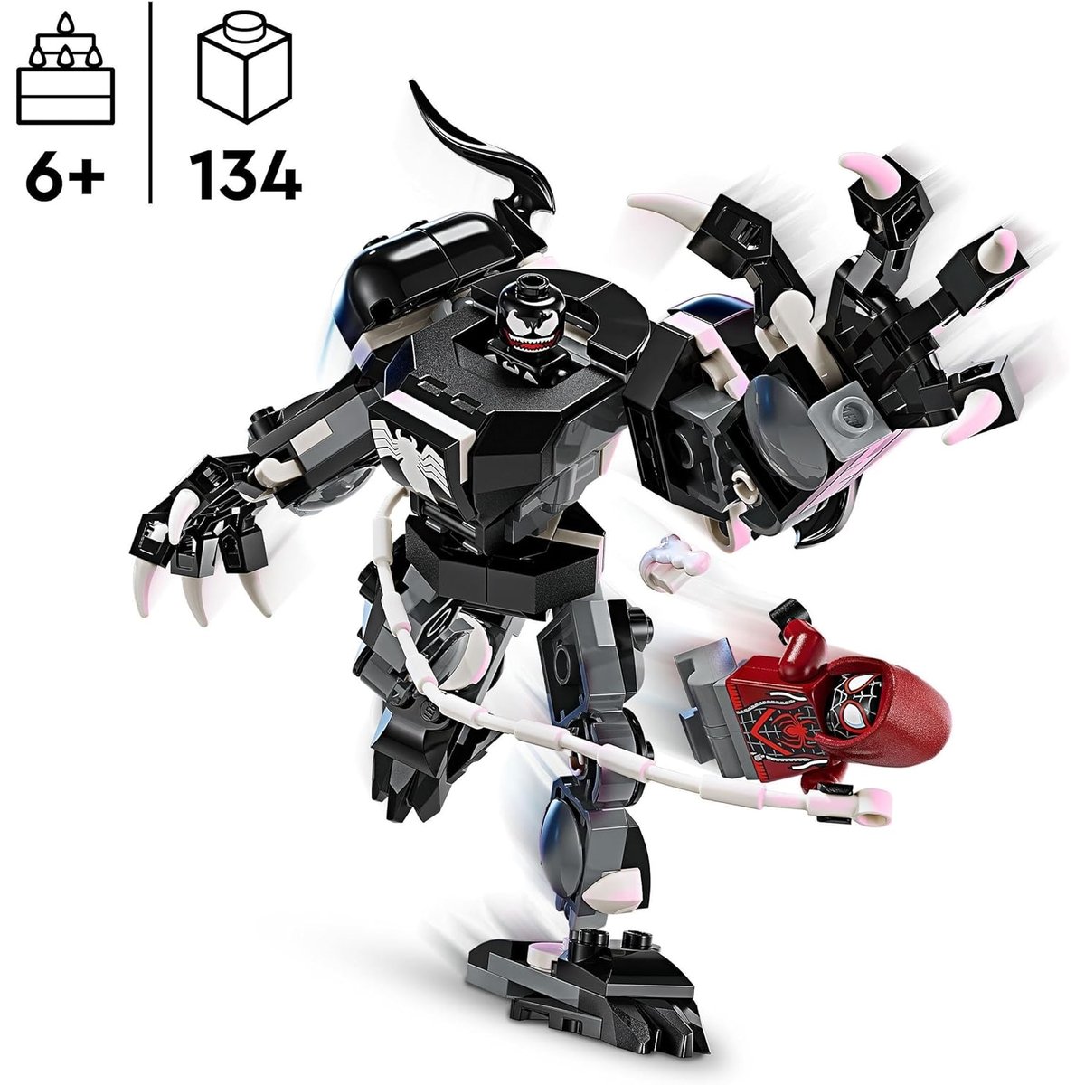 LEGO Marvel - L'armure robot de Venom contre Miles Morales - 76276 multicolore, LEGO