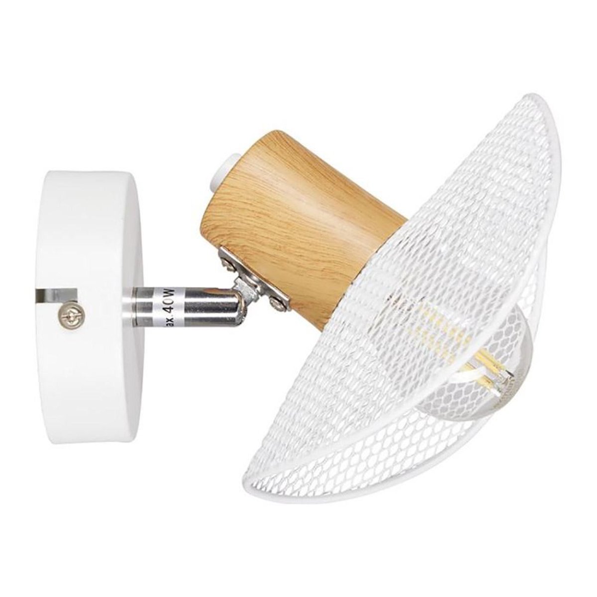 Applique Spot Orientable Métal Hyde Blanc blanc, DECORATIE