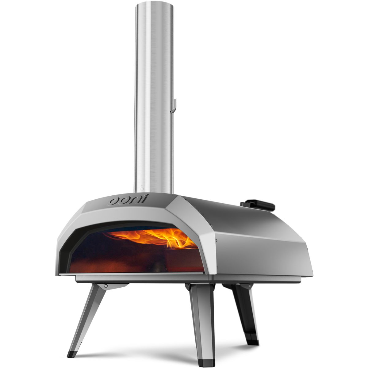 Four à pizza charbon multicombustible Karu 12 UU-P32D00 argent, OONI