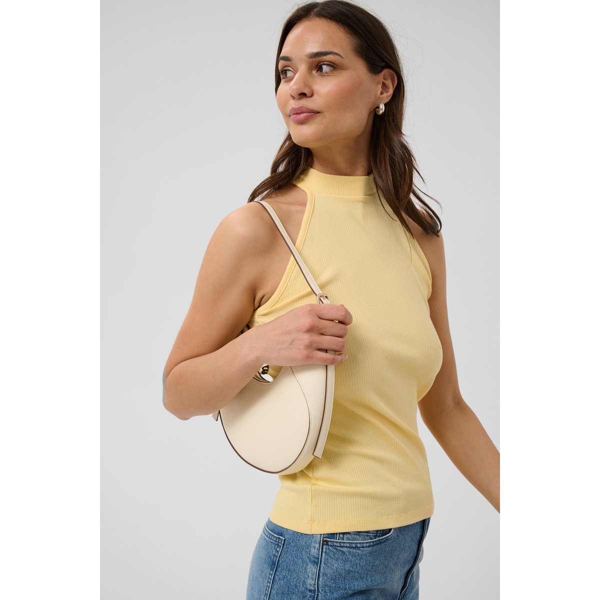 Jersey sans-manches jaune sunlight, KAFFE