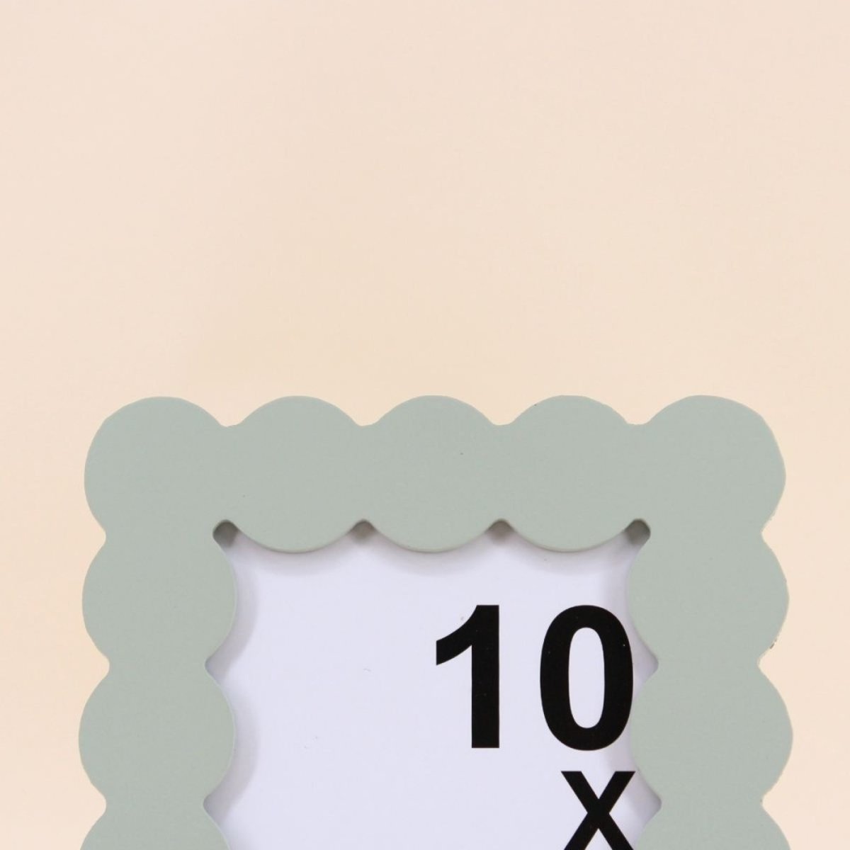 Cadre photo moulure design 10x15cm vert, ORNAMI
