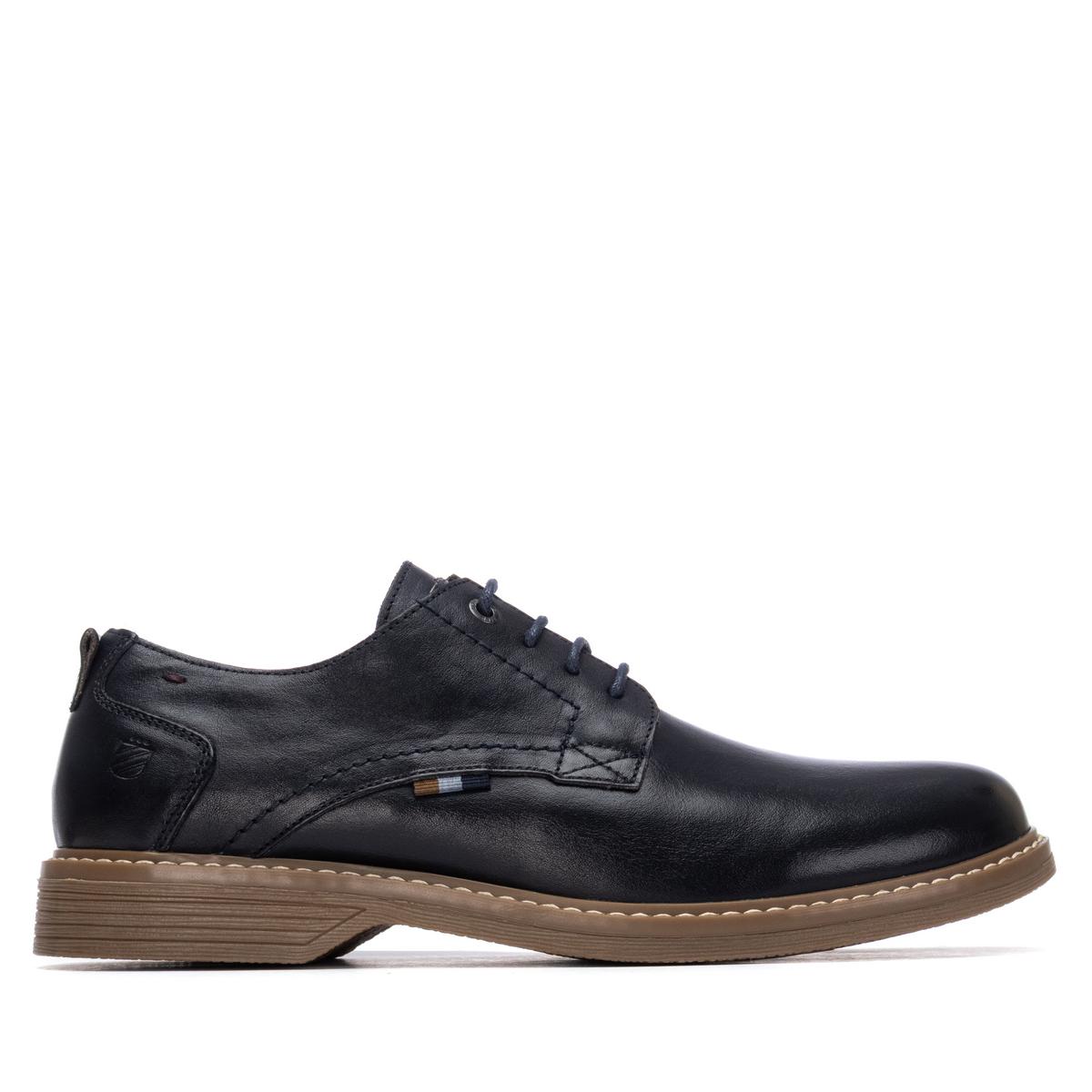 Chaussure Blucher/Derby Plaine Décontractée Lacets bleu marine, CARMELA