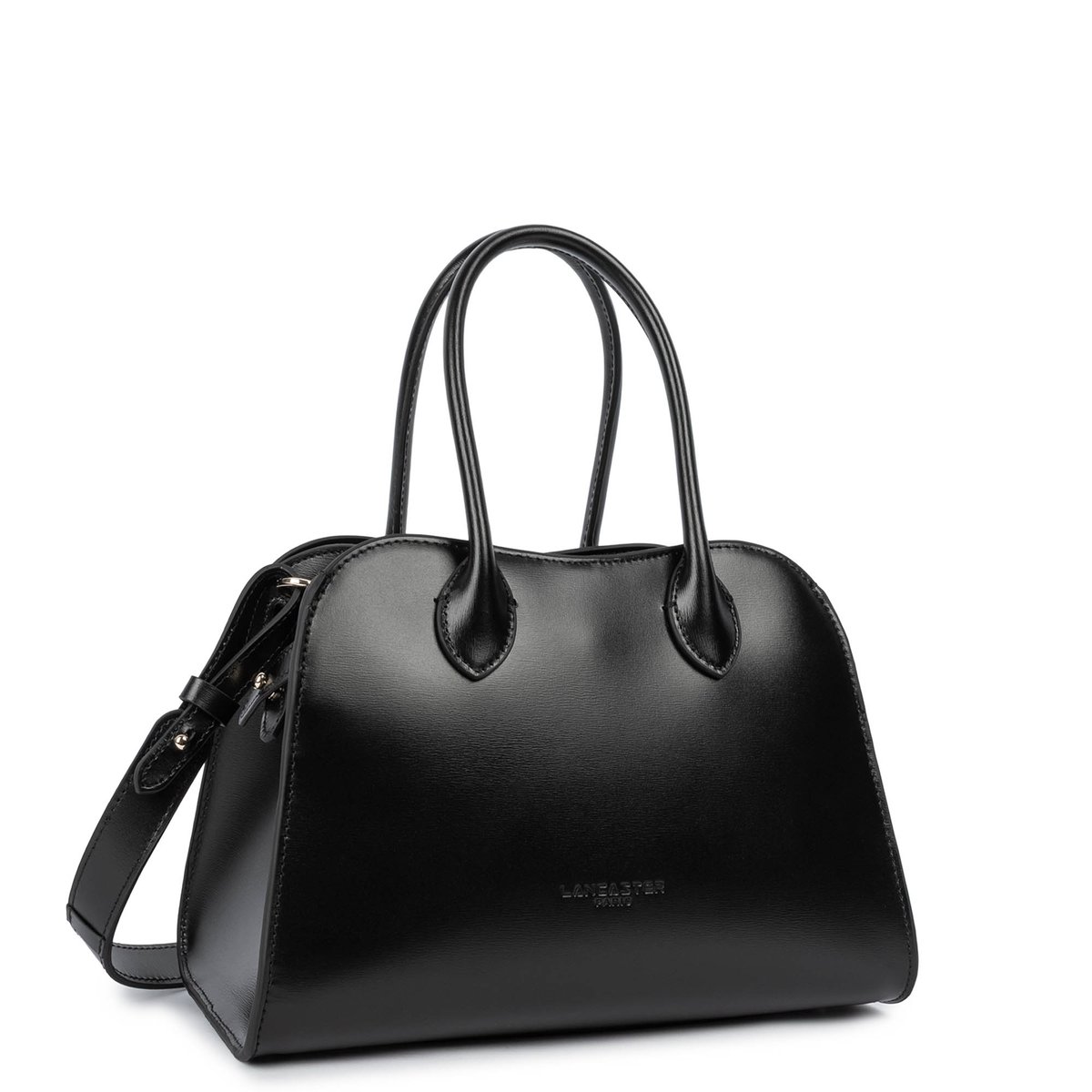 Petit sac à main BOX HOPPER noir, LANCASTER